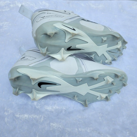 Nike Alpha Menace Pro 3 White Black Football Cleat's Men's size 11 - Picture 4 of 11